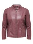 Only Carmakoma Jacket NewMelisa rosebrown - Women's leather- and pu-jackets - 134113 - 1