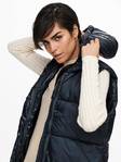 Only Lightweight Quilted Vest Newasta, dark blue - Women's vests - 129003 - 4