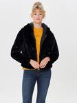 Only Jacket fur, Black - Women's light jackets - 127003 - 1