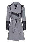 Only Wool Coat Elly mix, Light Grey - Women's wool coats - 127363 - 4