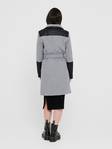Only Wool Coat Elly mix, Light Grey - Women's wool coats - 127363 - 3