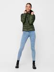 Only Women's Lightweight Quilted Jacket Tahoe hood forest - Women's light winter jackets - 131843 - 2