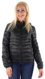 Only Lightweight Quilted Jacket Tahoe hood black - Women's light winter jackets - 131683 - 1