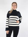 Only Sweater black/cloud dancer - Women's knitwear - 134713 - 1