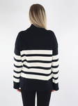Only Sweater black/cloud dancer - Women's knitwear - 134713 - 2