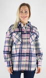 Only Jacket Check shacket lavendula - Women's light jackets - 130113 - 1