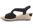 Rieker Wedge Sandals 62429-00, Black - Rieker women`s sandals - 125823 - 2