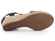 Rieker Wedge Sandals 624H6-00, Black - Rieker women`s sandals - 128623 - 3