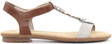 Rieker Sandals 64278-42, Grey/multi - Rieker women`s sandals - 125973 - 1