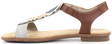 Rieker Sandals 64278-42, Grey/multi - Rieker women`s sandals - 125973 - 2