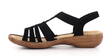 Rieker women's sandals 60875-00 black - Rieker women`s sandals - 135773 - 2