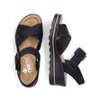 Rieker women's sandals 67463-00 black - Rieker women`s sandals - 135683 - 3