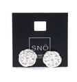 Snö of Sweden Earrings Helsinki big s/clear - Earrings - 133803 - 1