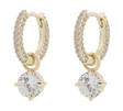 Snö of Sweden Earrings North ring g/clear - Earrings - 134953 - 1