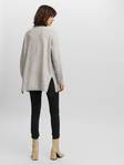Vero Moda Sweater Plaza highneck, light grey - Women's knitwear - 129193 - 4