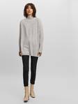 Vero Moda Sweater Plaza highneck, light grey - Women's knitwear - 129193 - 2