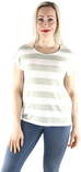 Vero Moda T-Shirt Wide stripe desert sage - Women's T-shirts - 128253 - 1