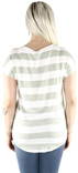 Vero Moda T-Shirt Wide stripe desert sage - Women's T-shirts - 128253 - 2