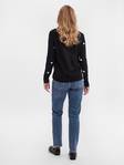 Vero Moda Sweater Tinsel xmas, black - Women's knitwear - 132463 - 2