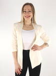 Vila Blazer Her new 3/4 birch - Women's jackets and blazers - 135023 - 1