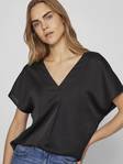 Vila women's short-sleeved shirt black - Women's tank tops - 135003 - 5