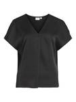 Vila women's short-sleeved shirt black - Women's tank tops - 135003 - 6
