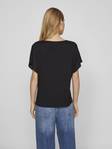 Vila women's short-sleeved shirt black - Women's tank tops - 135003 - 3