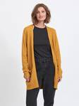 Vila Women's Cardigan Ril open chai tea, yellow - Women's knitwear - 129123 - 1