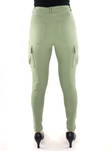 Vila Pants Cargo rw 7/8 oil green - Women's trousers - 135603 - 2