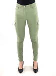 Vila Pants Cargo rw 7/8 oil green - Women's trousers - 135603 - 1