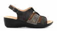 Mode Erika women's wedge sandals 264-809 black - Women's sandals - 136293 - 1