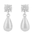 Snö of Sweden Earrings Fanny small silver - Earrings - 136723 - 1
