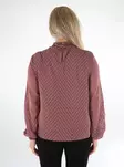 Vila women's shirt Highneck rose brown - Women's long sleeved shirts - 136773 - 2