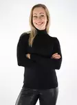 Vero Moda women's polo shirt Rollneck black - Women's long sleeved shirts - 137003 - 1