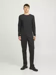 Jack&Jones men's cotton sweater Cooper dark grey - Men's knitwear - 137283 - 3