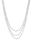 Snö of Sweden Necklace Jen tassel silver - Necklaces - 137863 - 2