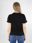 JDY women's cotton t-shirt Print black/kiss - Women's T-shirts - 138583 - 2