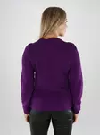 Vila women's sweater O-Neck imperial purple - Women's knitwear - 139133 - 2