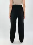 Only women's wide-leg trousers black/horn butto - Women's trousers - 139203 - 2
