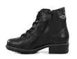 Ilves women's ankle boots 2384 black nappa/print - Women's ankle boots - 139803 - 2