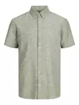 Jack&Jones Men's Short Sleeve Dress Shirt Blusummer laurel wreath - Men's dress shirts - 141113 - 3