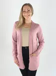 Vila cardigan VIRIL OPEN L/S KNIT CARDIGAN nostalgia rose - Women's knitwear - 141433 - 1