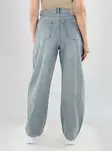 JJXX Jeans JXSAKAI BAGGY BARREL MW blue denim - Women's jeans - 141693 - 2