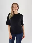 Aware by Vero Moda T-Shirt AWNAVARO 2/4 O-NECK TOP black - Women's T-shirts - 141323 - 1