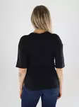 Aware by Vero Moda T-Shirt AWNAVARO 2/4 O-NECK TOP black - Women's T-shirts - 141323 - 2