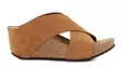 Copenhagen Shoes wedge mules Frances 23 cognac - Women's mules - 138373 - 2