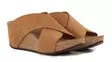 Copenhagen Shoes wedge mules Frances 23 cognac - Women's mules - 138373 - 1