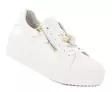 Gabor women's genuine leather sneakers 6320121 weiss gold - Women's sneakers - 138513 - 1