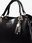 Guess shoulder bag with carrying handles Eco Evaine black - Handbags - 137673 - 5