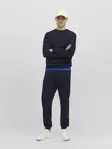 Jack&Jones träningsbyxor för män Gordon Bradley marinblå blazer - Men's trousers - 137693 - 2
